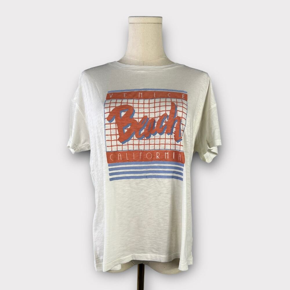 PAIGE Ryo Venice Beach Tee Size Small NEW - Picture 2 of 7